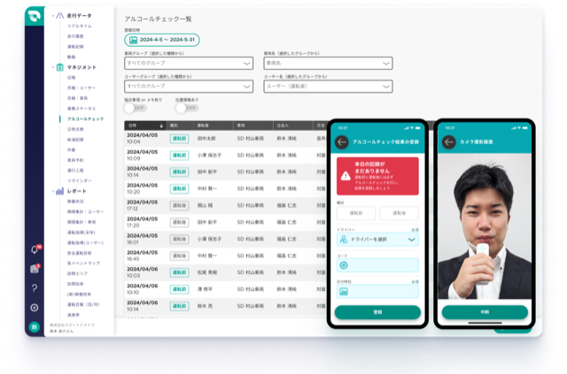 アルコールチェック